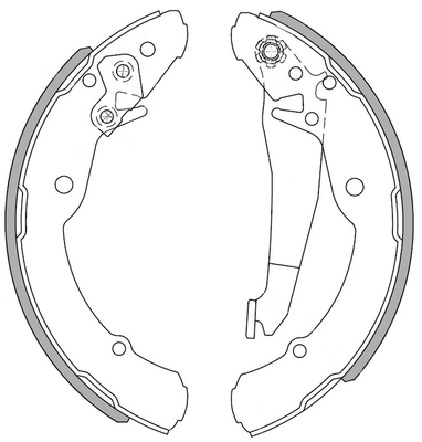 National fékpofakészlet - NS4057 - TothCarparts
