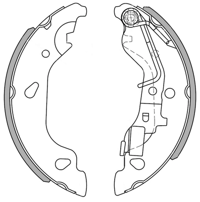 National fékpofakészlet - NS4058 - TothCarparts