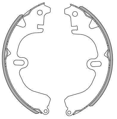 National fékpofakészlet - NS4069 - TothCarparts