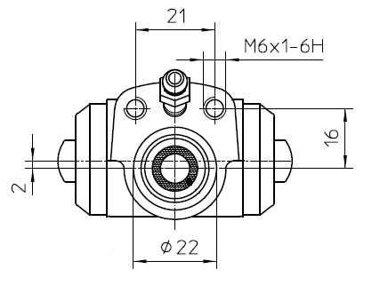 National fékmunkahenger - NWC5049 - TothCarparts
