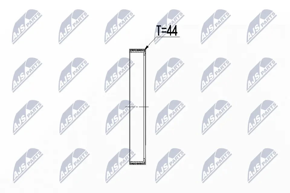NTY érzékelő gyűrű, ABS - NZA-VV-003 - TothCarparts