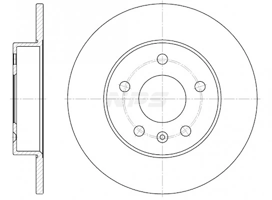 NPS féktárcsa - O331L01 - TothCarparts