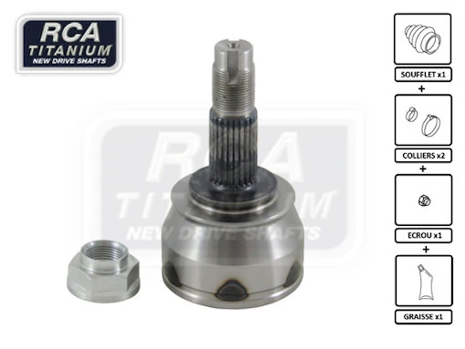 RCA FRANCE csuklókészlet, hajtótengely - OA70 - TothCarparts