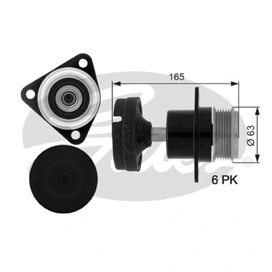 GATES generátor szabadonfutó - OAP7050 - TothCarparts