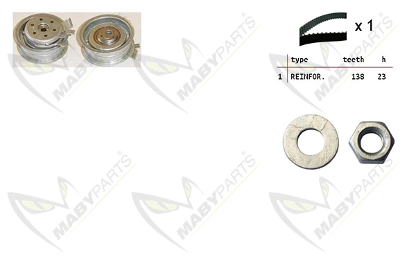 MABYPARTS Fogasszíjkészlet - OBK010084 - TothCarparts