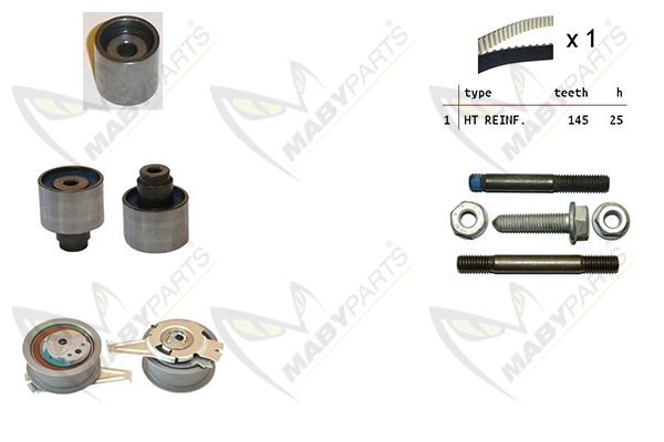 MABYPARTS Fogasszíjkészlet - OBK010088 - TothCarparts