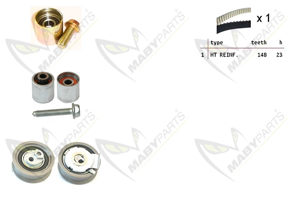 MABYPARTS Fogasszíjkészlet - OBK010193 - TothCarparts