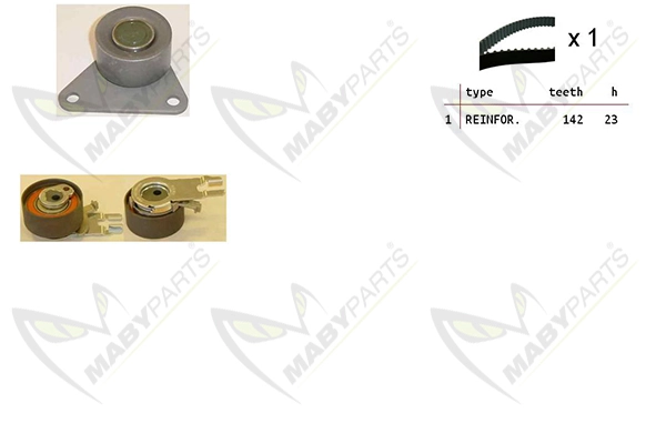 MABYPARTS Fogasszíjkészlet - OBK010447 - TothCarparts