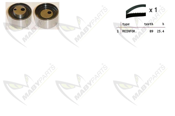 MABYPARTS Fogasszíjkészlet - OBK010450 - TothCarparts