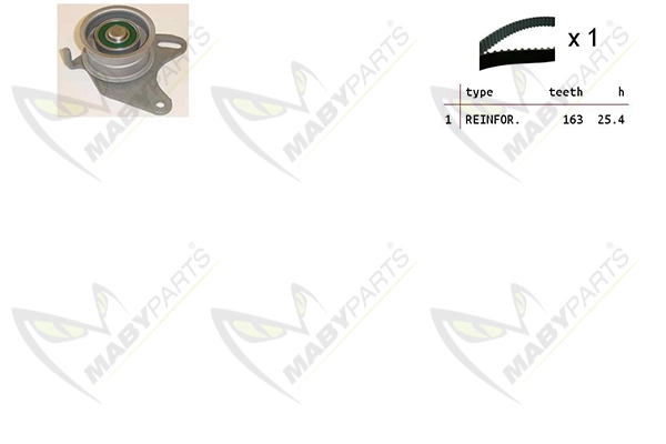 MABYPARTS Fogasszíjkészlet - OBK010497 - TothCarparts