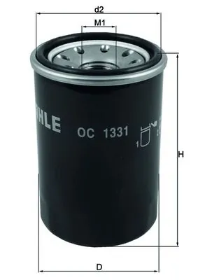 MAHLE olajszűrő - OC 1331 - TothCarparts