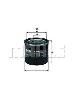 KNECHT olajszűrő - OC 195 - TothCarparts