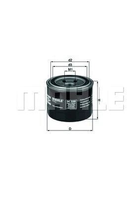 MAHLE olajszűrő - OC 230 - TothCarparts