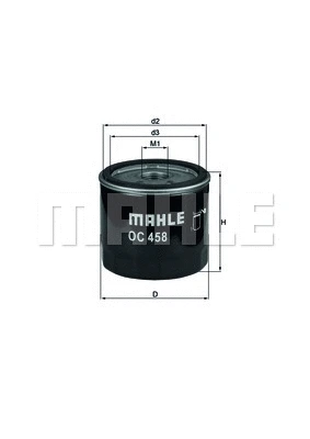 MAHLE olajszűrő - OC 458 - TothCarparts