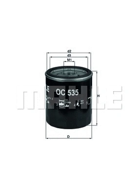 KNECHT olajszűrő - OC 535 - TothCarparts