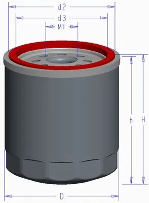 MAHLE olajszűrő - OC 611 - TothCarparts