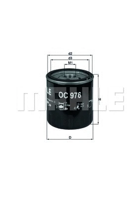 MAHLE olajszűrő - OC 976 - TothCarparts