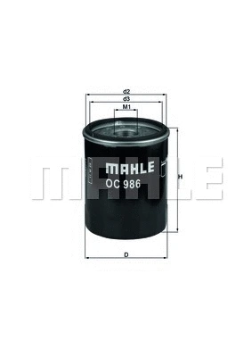 KNECHT olajszűrő - OC 986 - TothCarparts
