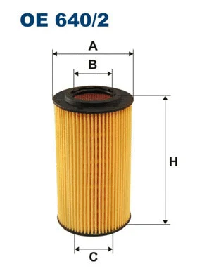 FILTRON olajszűrő - OE 640/2 - TothCarparts