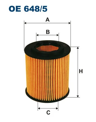 FILTRON olajszűrő - OE 648/5 - TothCarparts