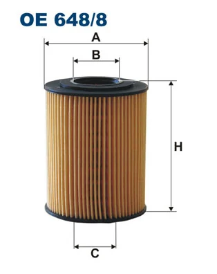 FILTRON olajszűrő - OE 648/8 - TothCarparts