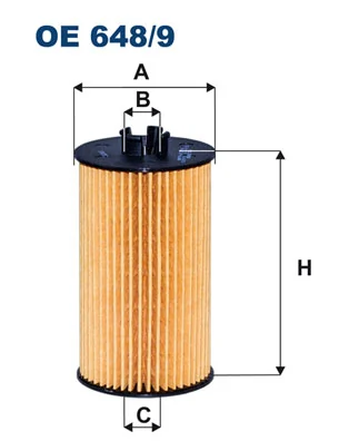 FILTRON olajszűrő - OE 648/9 - TothCarparts