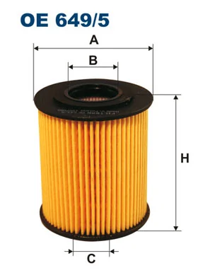 FILTRON olajszűrő - OE 649/5 - TothCarparts