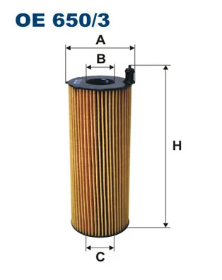 FILTRON olajszűrő - OE 650/3 - TothCarparts