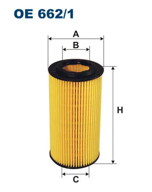 FILTRON olajszűrő - OE 662/1 - TothCarparts