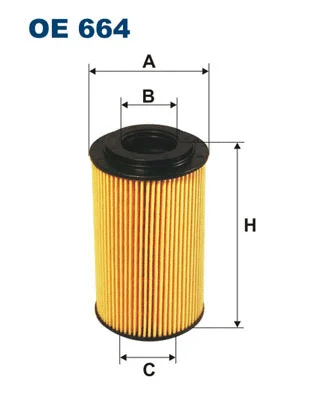 FILTRON olajszűrő - OE 664 - TothCarparts