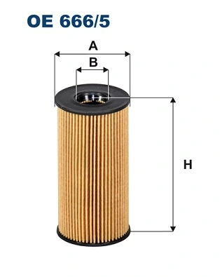 FILTRON olajszűrő - OE 666/5 - TothCarparts