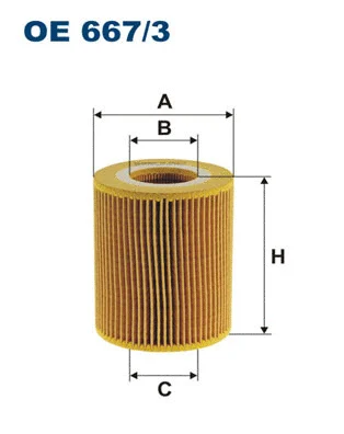 FILTRON olajszűrő - OE 667/3 - TothCarparts