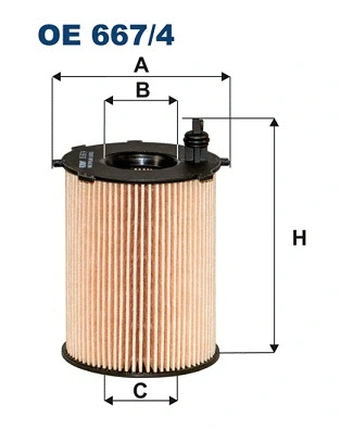 FILTRON olajszűrő - OE 667/4 - TothCarparts