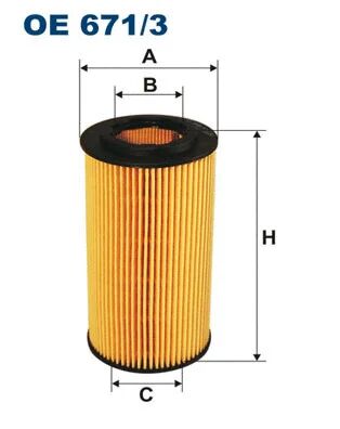 FILTRON olajszűrő - OE 671/3 - TothCarparts
