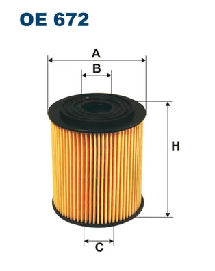 FILTRON olajszűrő - OE 672 - TothCarparts