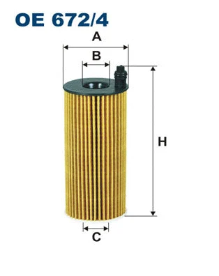 FILTRON olajszűrő - OE 672/4 - TothCarparts