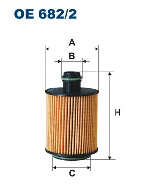 FILTRON olajszűrő - OE 682/2 - TothCarparts