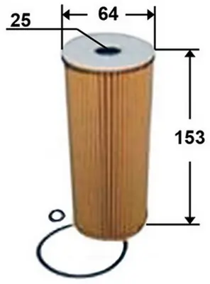 JS ASAKASHI olajszűrő - OE0031 - TothCarparts