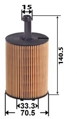 JS ASAKASHI olajszűrő - OE0033 - TothCarparts