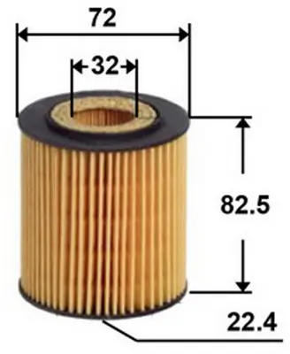 Azumi olajszűrő - OE53030 - TothCarparts