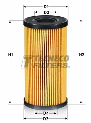 TECNECO FILTERS olajszűrő - OL010076E - TothCarparts