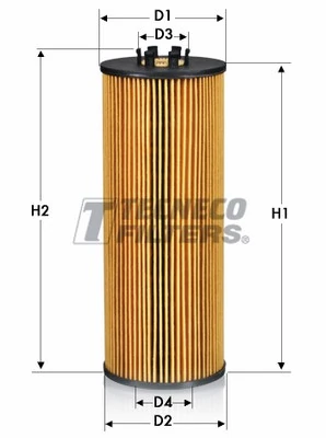 TECNECO FILTERS olajszűrő - OL0223E - TothCarparts