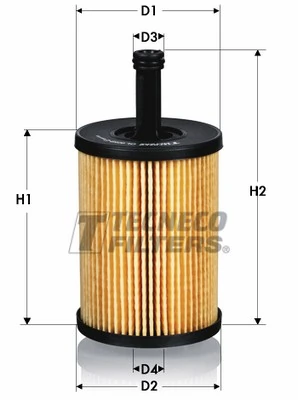 TECNECO FILTERS olajszűrő - OL0259E - TothCarparts