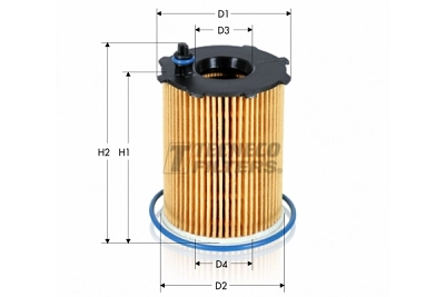 TECNECO FILTERS olajszűrő - OL07033E - TothCarparts