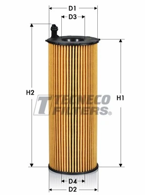 TECNECO FILTERS olajszűrő - OL0831E - TothCarparts