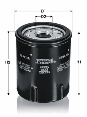 TECNECO FILTERS olajszűrő - OL201 - TothCarparts