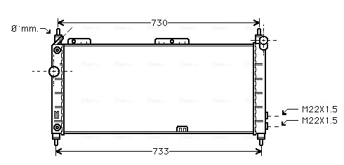 AVA Clever Choice hűtő, motorhűtés - OLA2200 - TothCarparts