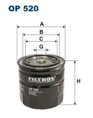 FILTRON olajszűrő - OP 520 - TothCarparts