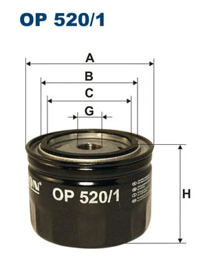 FILTRON olajszűrő - OP 520/1 - TothCarparts
