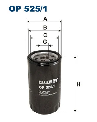 FILTRON olajszűrő - OP 525/1 - TothCarparts